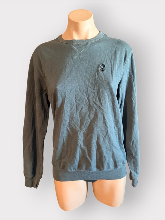 Disney Tops - ⁠Disney Parks Womens S Gray Embroidered Mickey Mouse Pullover Sweatshirt Top